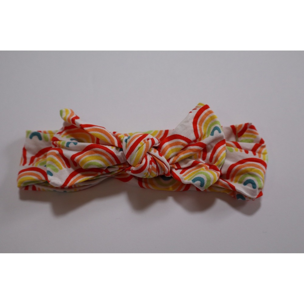 Little Sleepies Rainbow Knotted Headband Bamboo NB-3T
